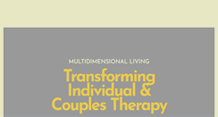 Desktop Screenshot of multidimensionalliving.com